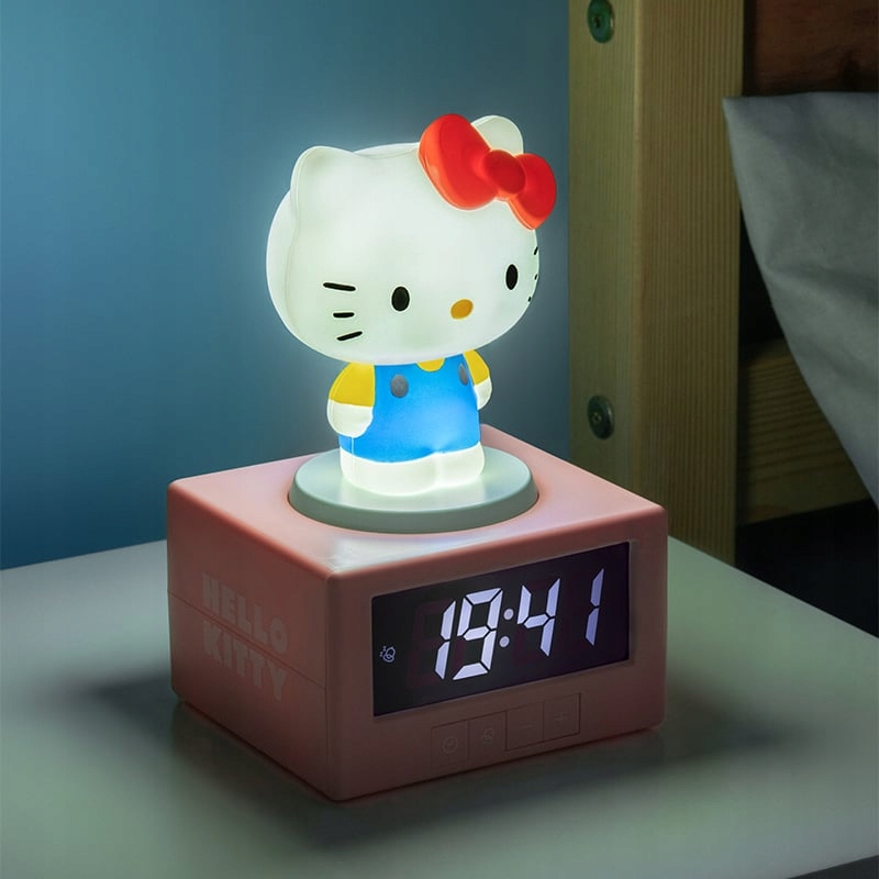 Hello Kitty – Budík s ikonou lampy 4,7 palců