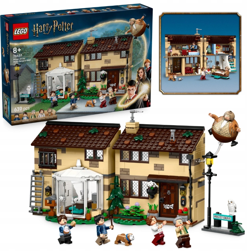 Klocki Lego Harry Potter Privet Drive Wizyta Ciotki Marge Zestaw Dla Dzieci