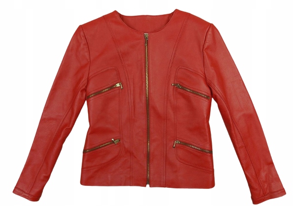 Authentic kurtka skórzana ramoneska 42