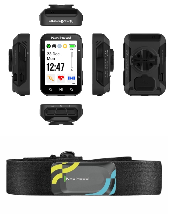 Navihood Gps Počítač L2 Pulzoměr A3