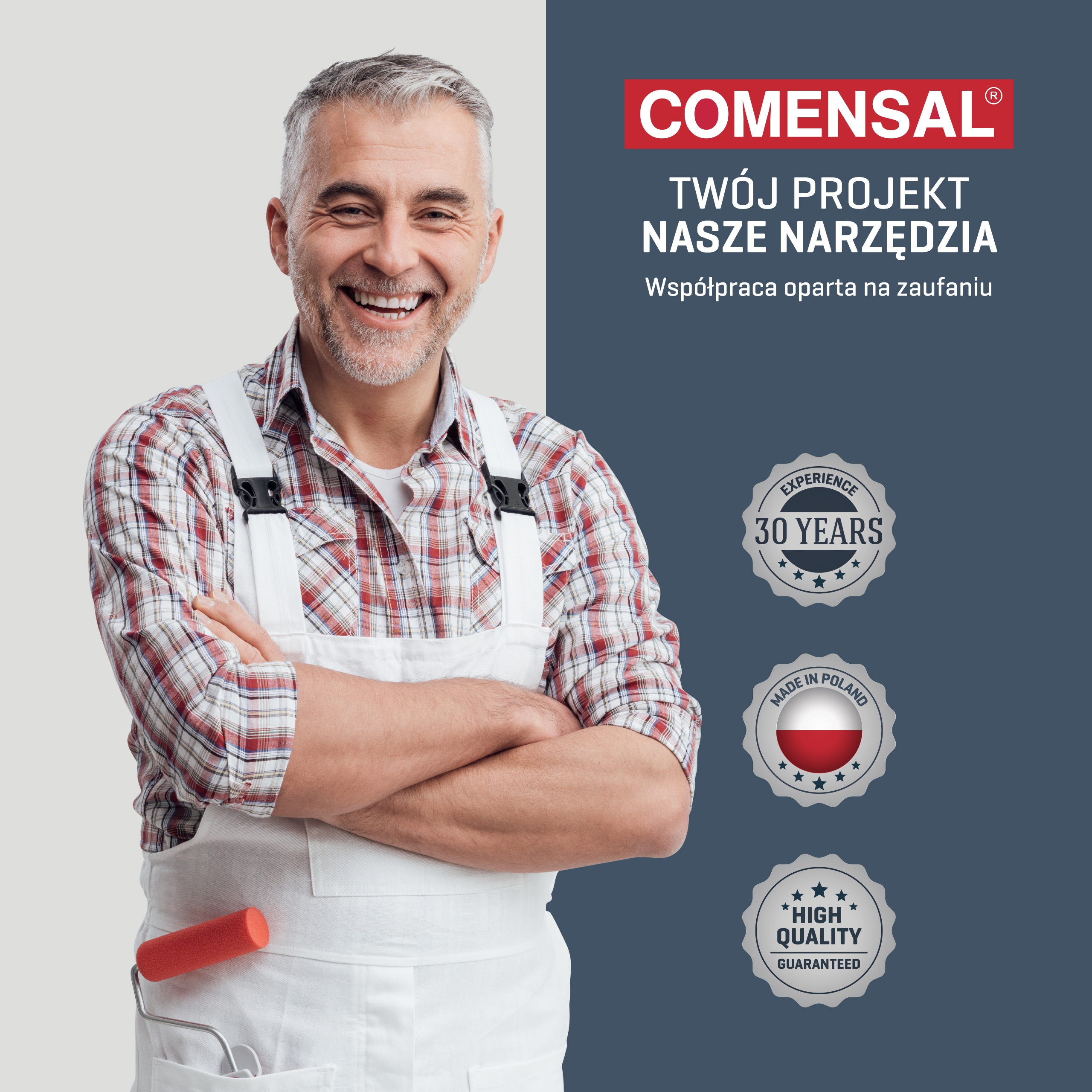 COMENSAL Kielnia KĄTOWA zewnętrzna 60x100 mm Rodzaj kielni kątowa