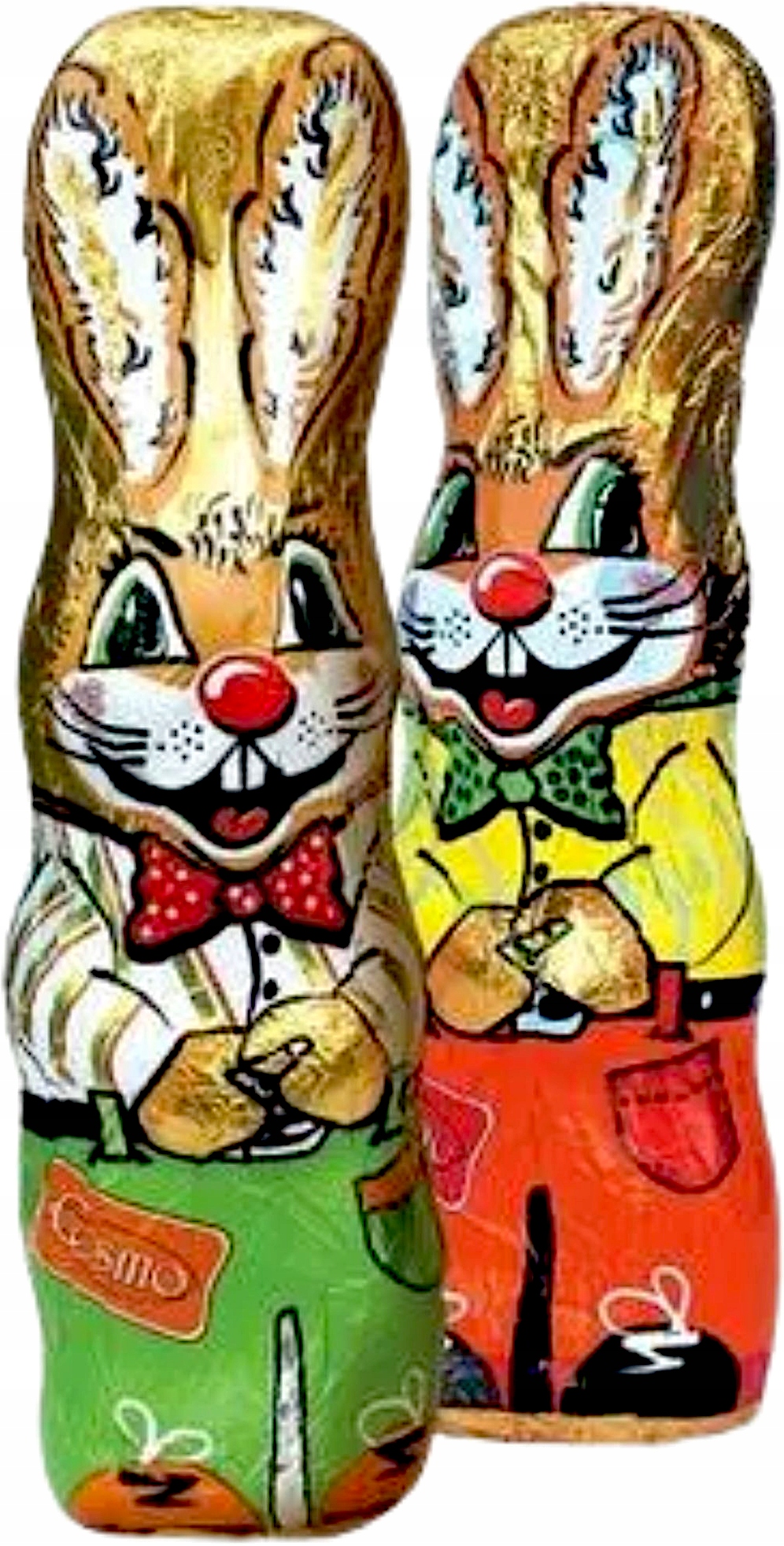 Levně Čokoládový zajíček Figurka Ideální na Velikonoce Cosmo 60 g x 20 Kusů