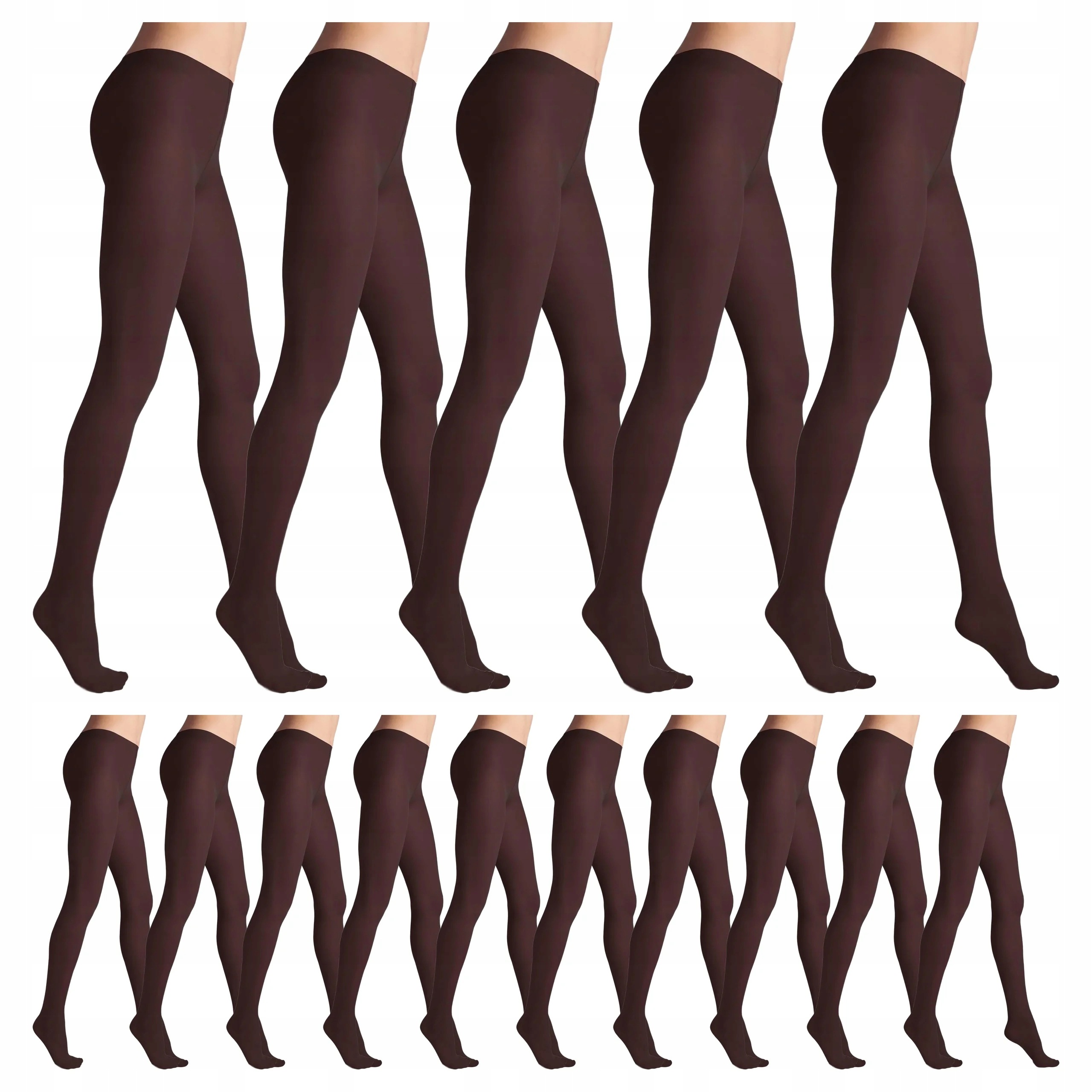15 x Punčocháče 40 den matné bez kalhotek Tonic Marilyn 3-M Brown