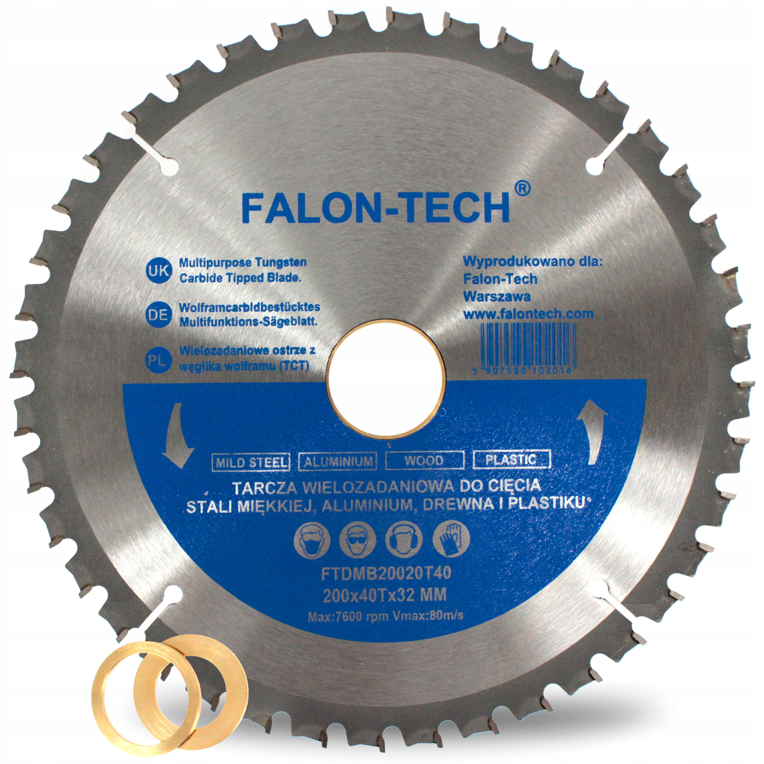 

Tarcza Piła Wielozadaniowa Tct Falon-tech 200 40z
