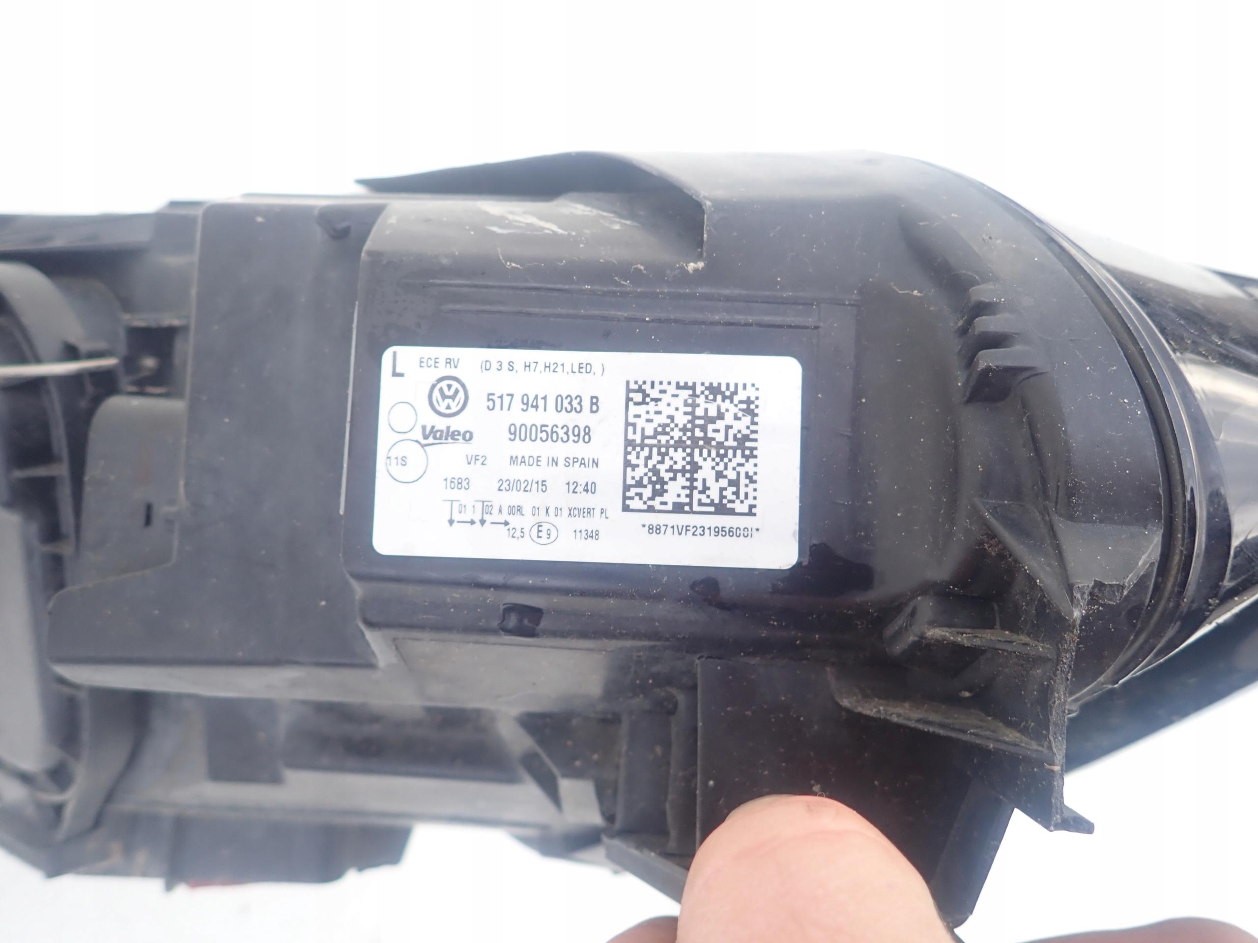 VW GOLF SPORTSVAN 14- light BI-XENON front left