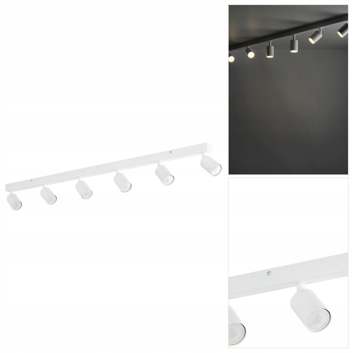 Bílá reflektorová lampa Nex loft pro osvětlení stěn v kuchyni Tk Lighting
