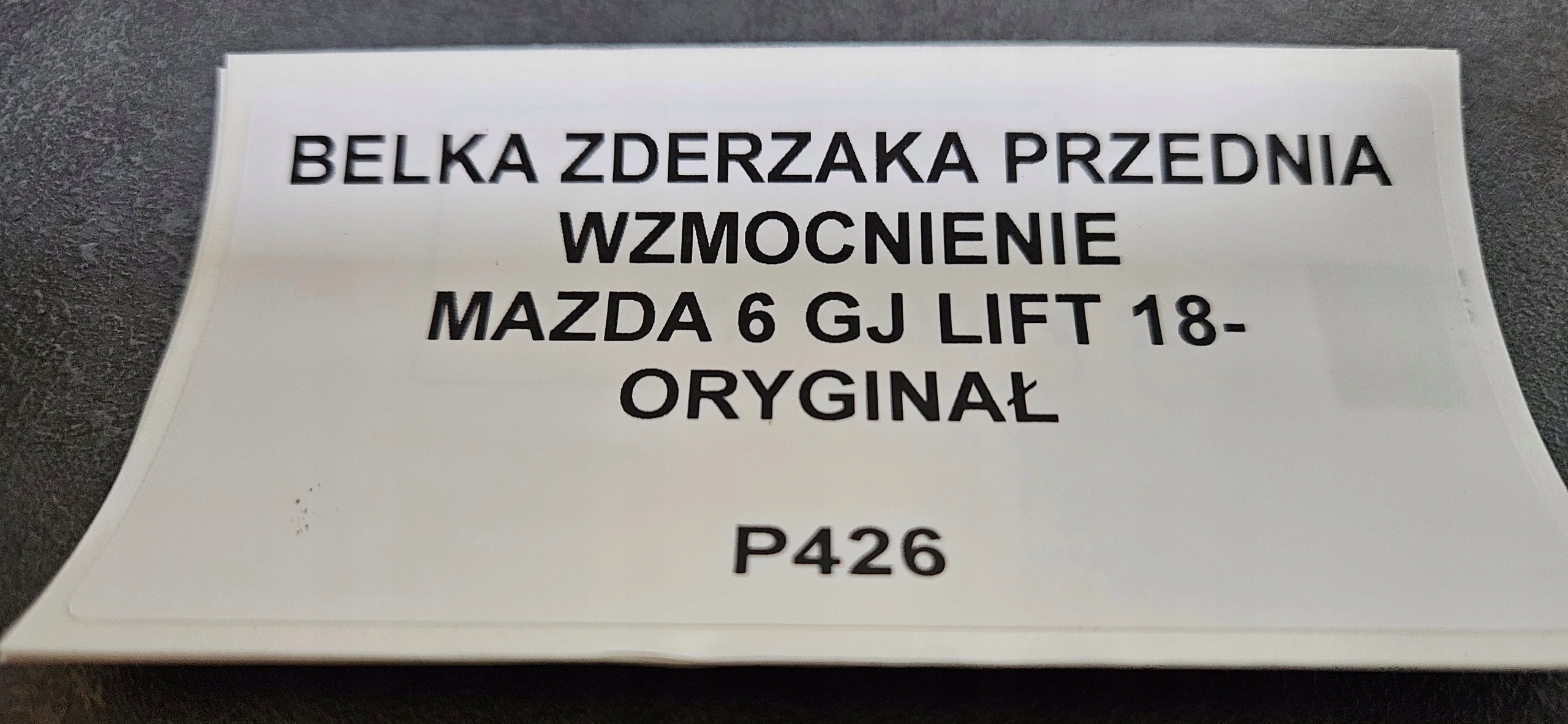 bumper support front MAZDA 6 GJ LIFT 18