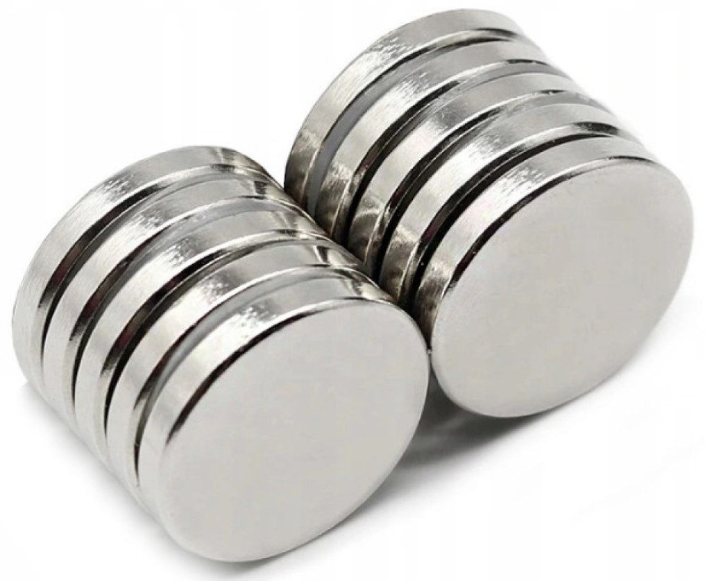 

Magnes Neodymowy Magnesy Neodymowe 10x2mm 100szt
