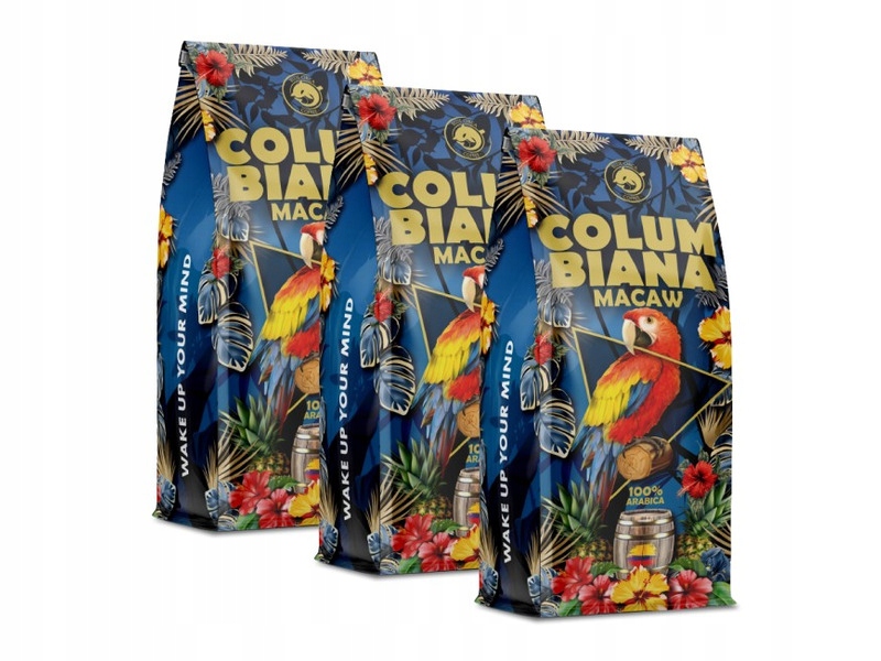 Kawa ziarnista Blue Orca Coffee Columbiana 3x1kg