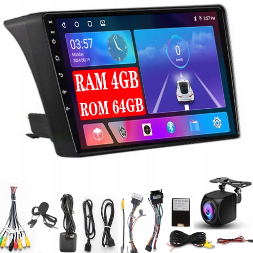 Autorádio Android Fiat Ducato Boxer Jumper 2006-2016 CarPlay 4GB+64GB kamera