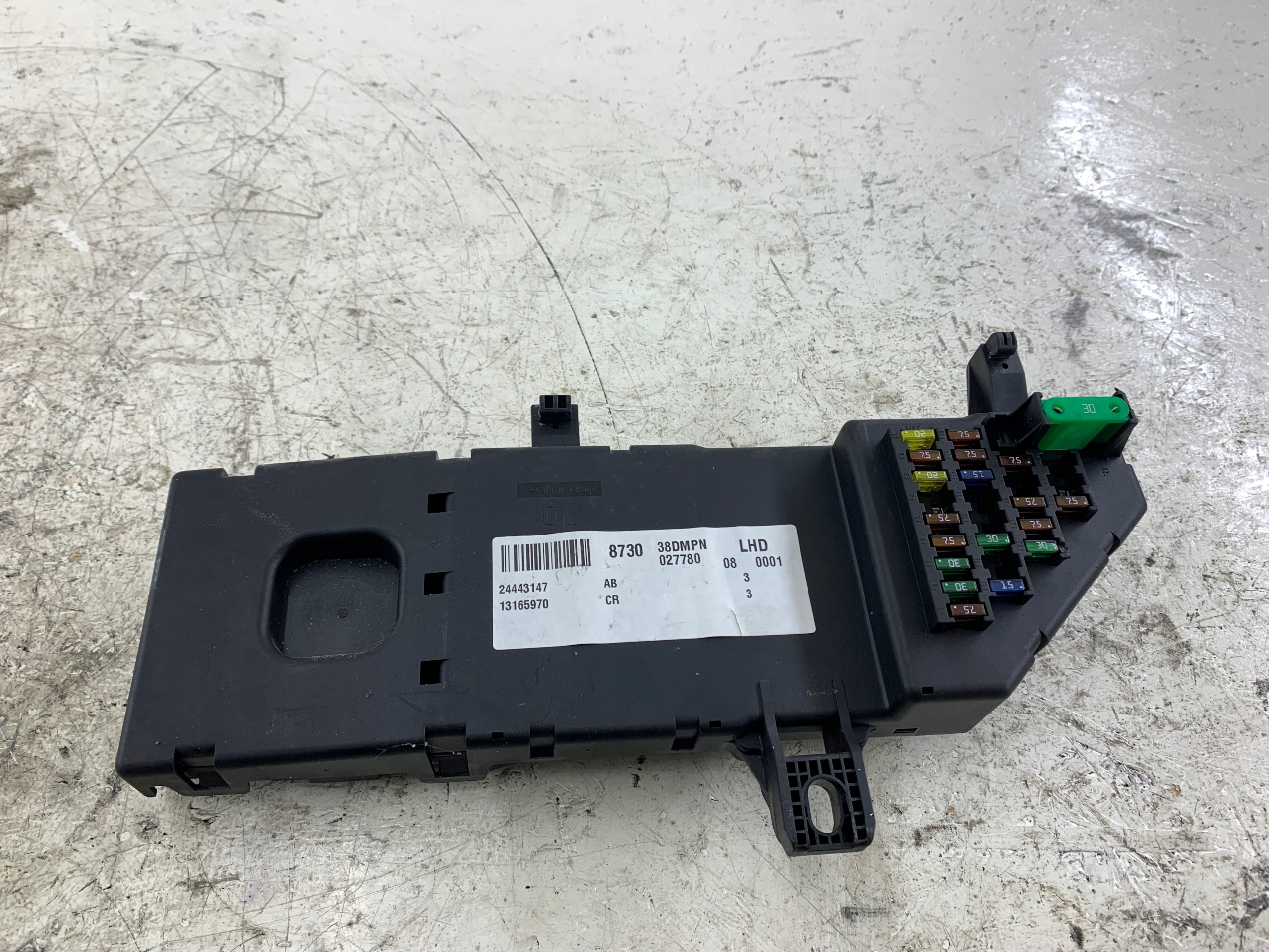 OPEL VECTRA C fuse box 13165970 24443147