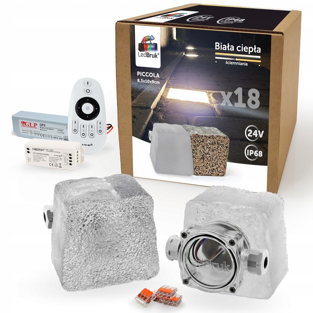 18x Kostka Brukowa LED LedBruk 24V Piccola-A BC