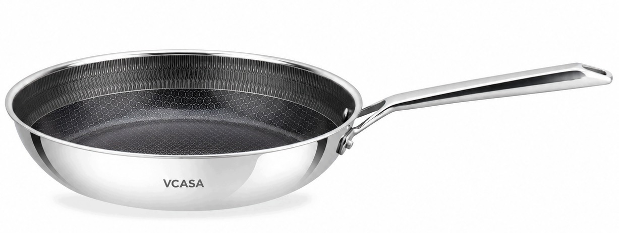 Pánev Vcasa 28 cm Keramická Nepřilnavá Tri-ply Indukce Pfas Free