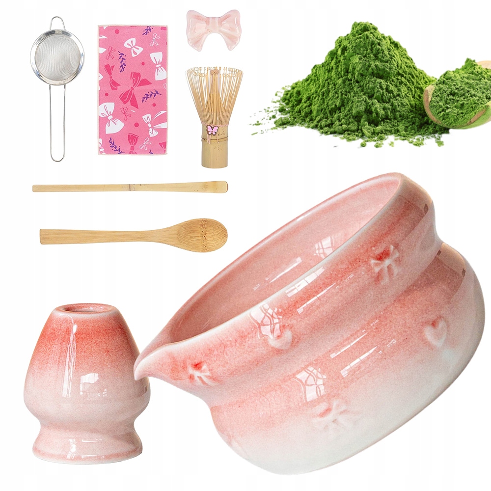 Bambusová Sada Na Výrobu Matchy Šlehací Metla Lžíce Metla 8V1 Dárky