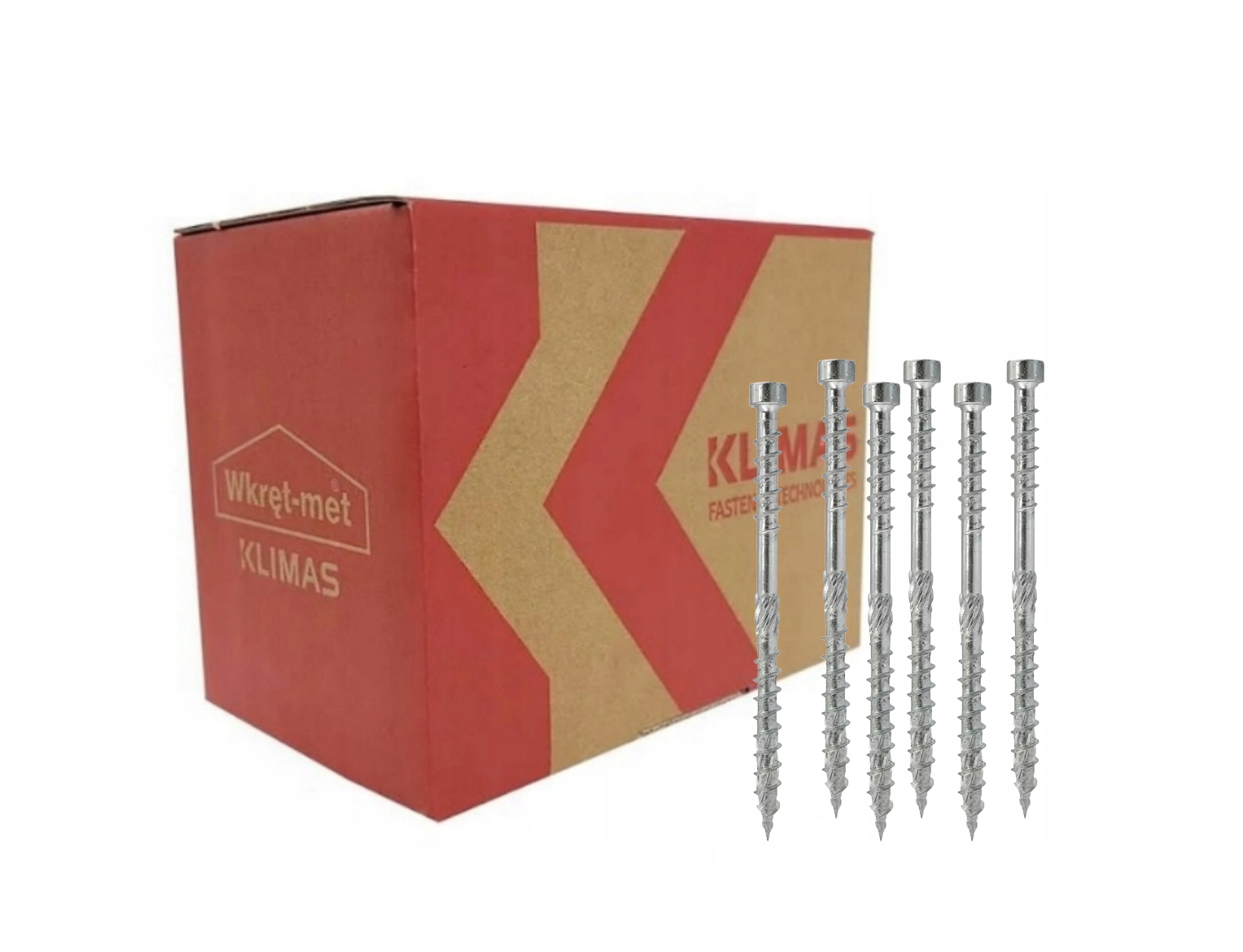 Šroub-met Šroub s dvojitým závitem nakrokvová izolace Wkpc 8x472mm-50 Ks