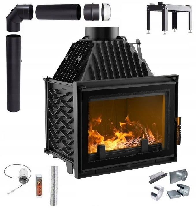 Komínová Vložka Litinová Zuzia 15 Deco Eko Sada Trubky Lufty