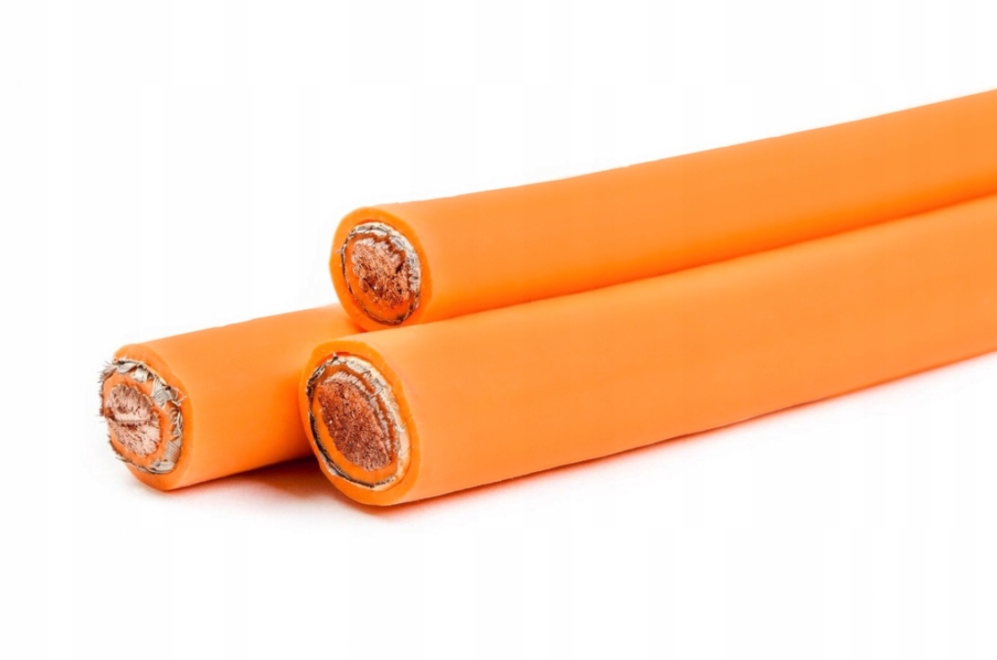 Stíněný Ev kabel 50 mm 2 1500 V oranžový, silikonový Automotive