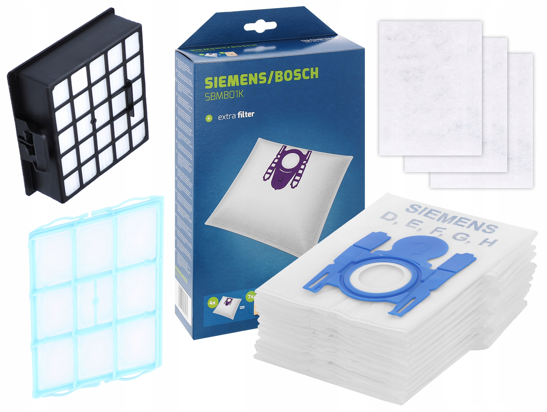 

Filtr Hepa Filtr Silnika 12x Worki Bosch GL-30