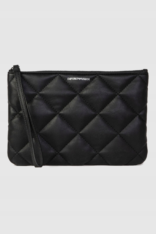 Emporio Armani Černá prošívaná dámská taška