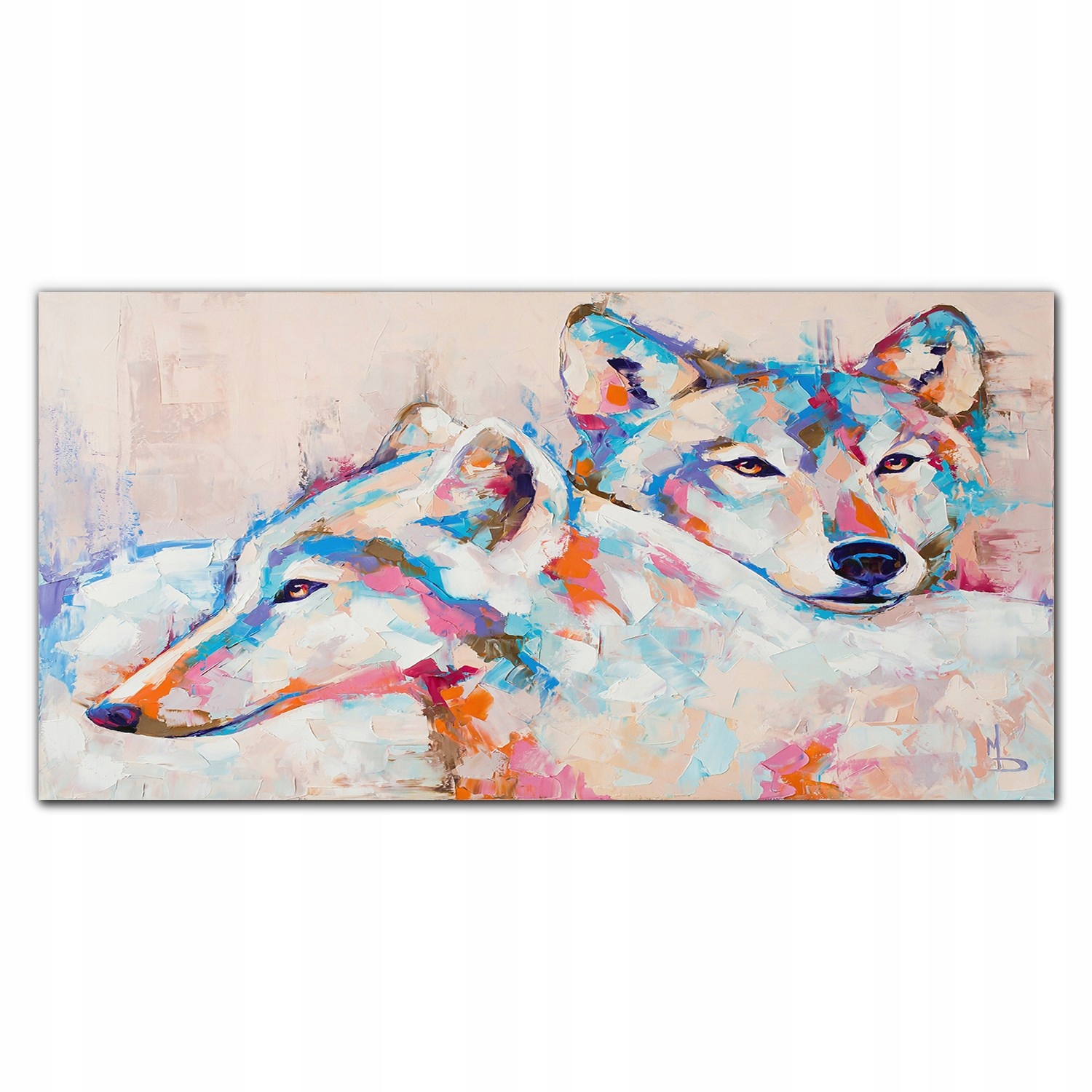 Fotoobraz na ráme Zvieratá vlci 140x70