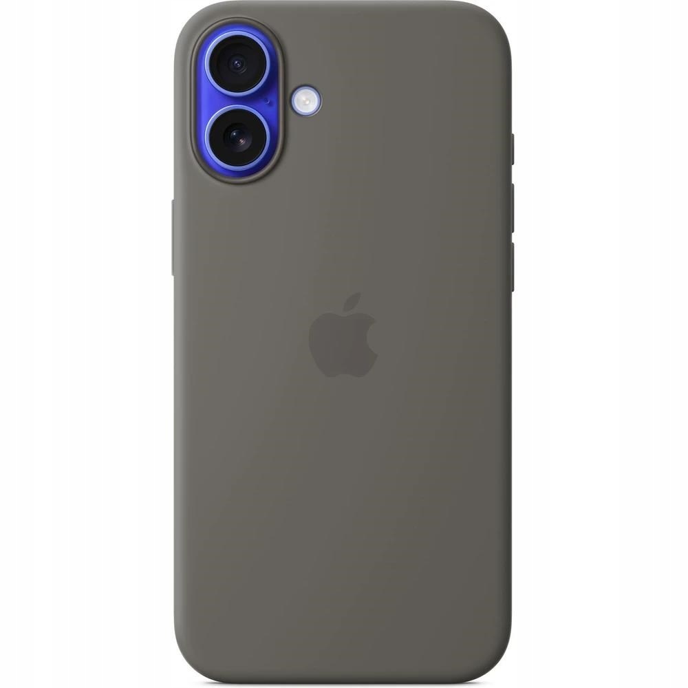 iPhone 16 Plus Silicone Case with Ms Stone Gray MYYC3ZM/A
