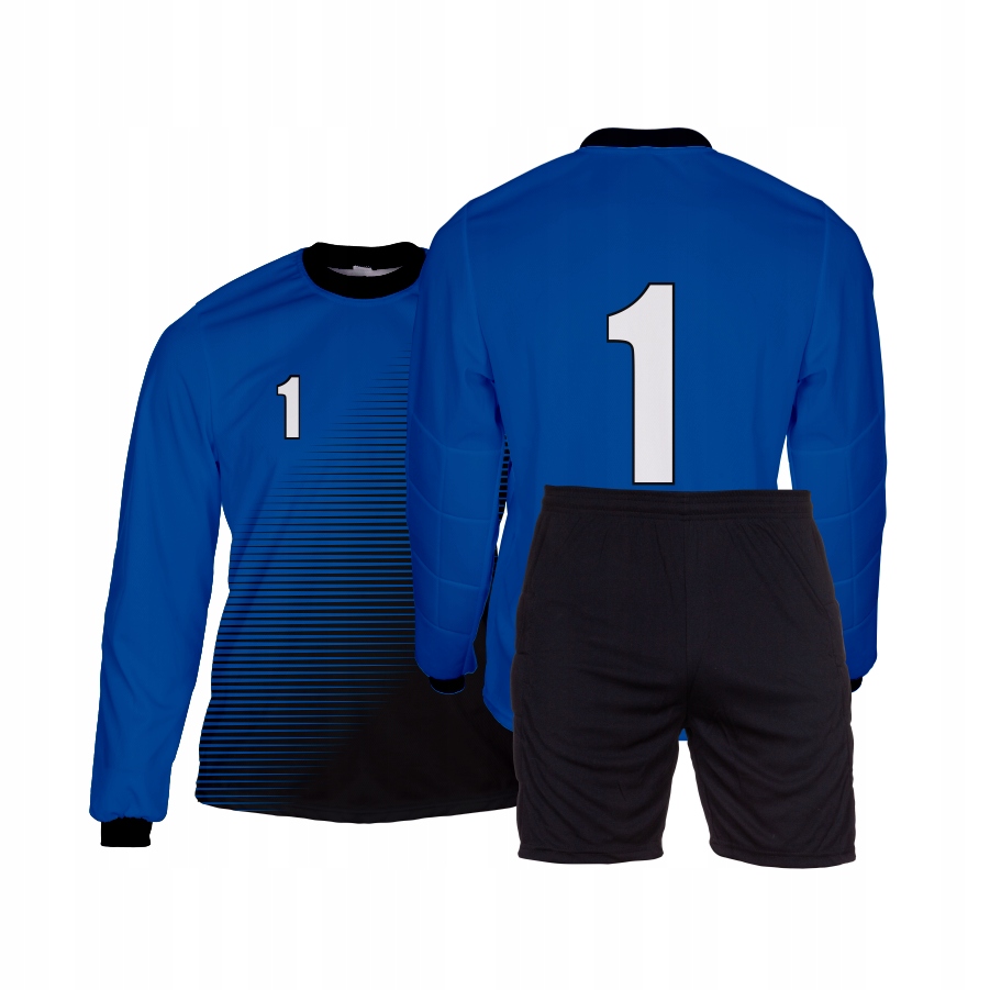 Brankářská Souprava mikina kraťasy Č. 1 vzor Chrpa velikost S-160