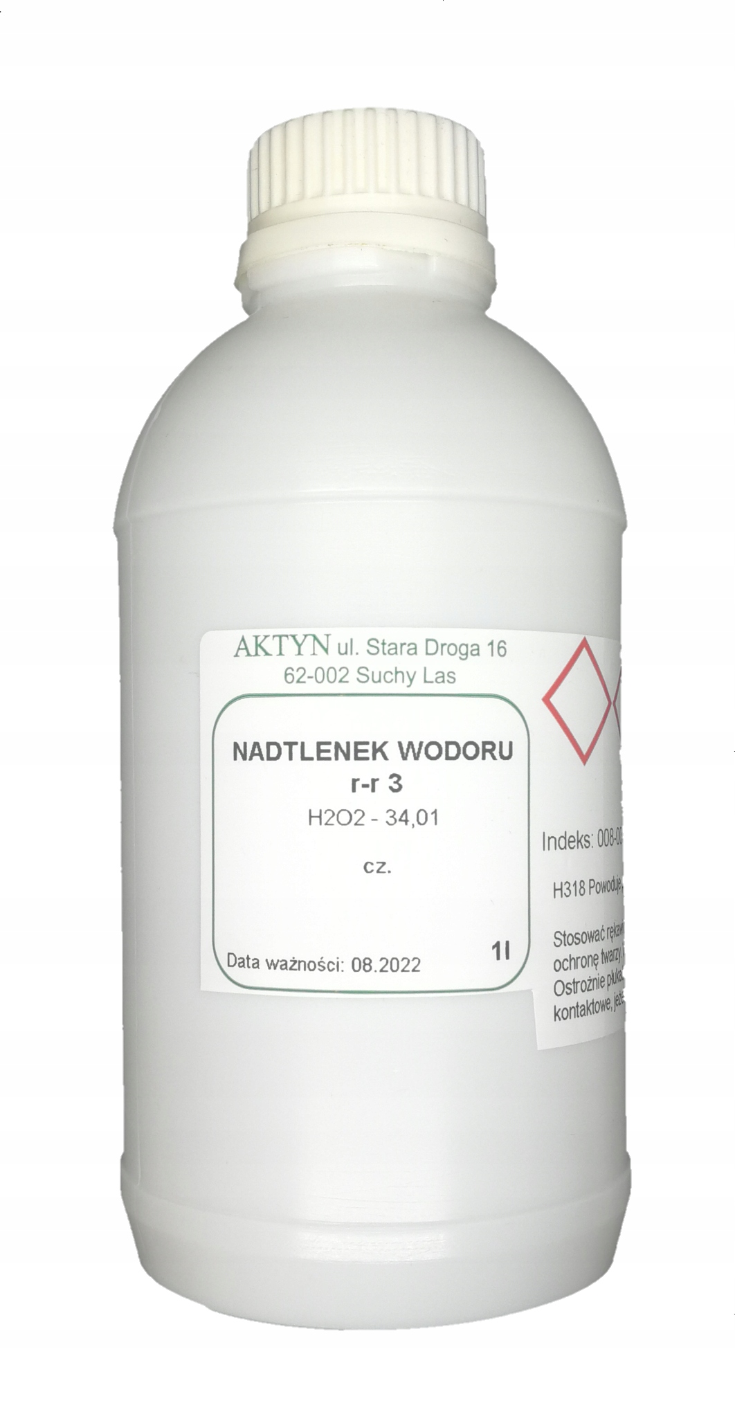 

Nadtlenek Wodoru 3% (woda utleniona) czysty 500ml