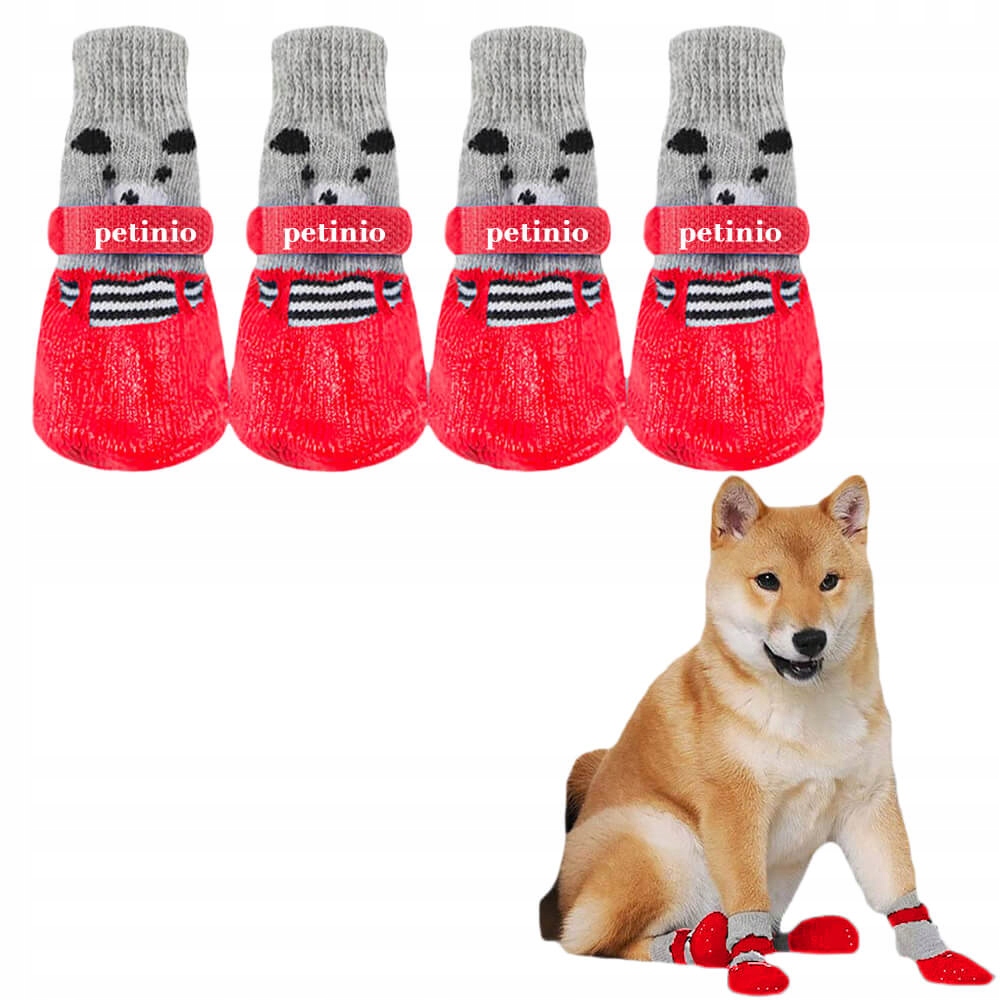 

Skarpetki dla psa z rzepem Color Bear S