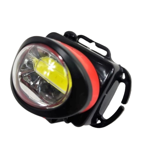Latarka Czołowa Lampka Na Głowę 5W Led Cob Pasek Czołówka Na Baterie