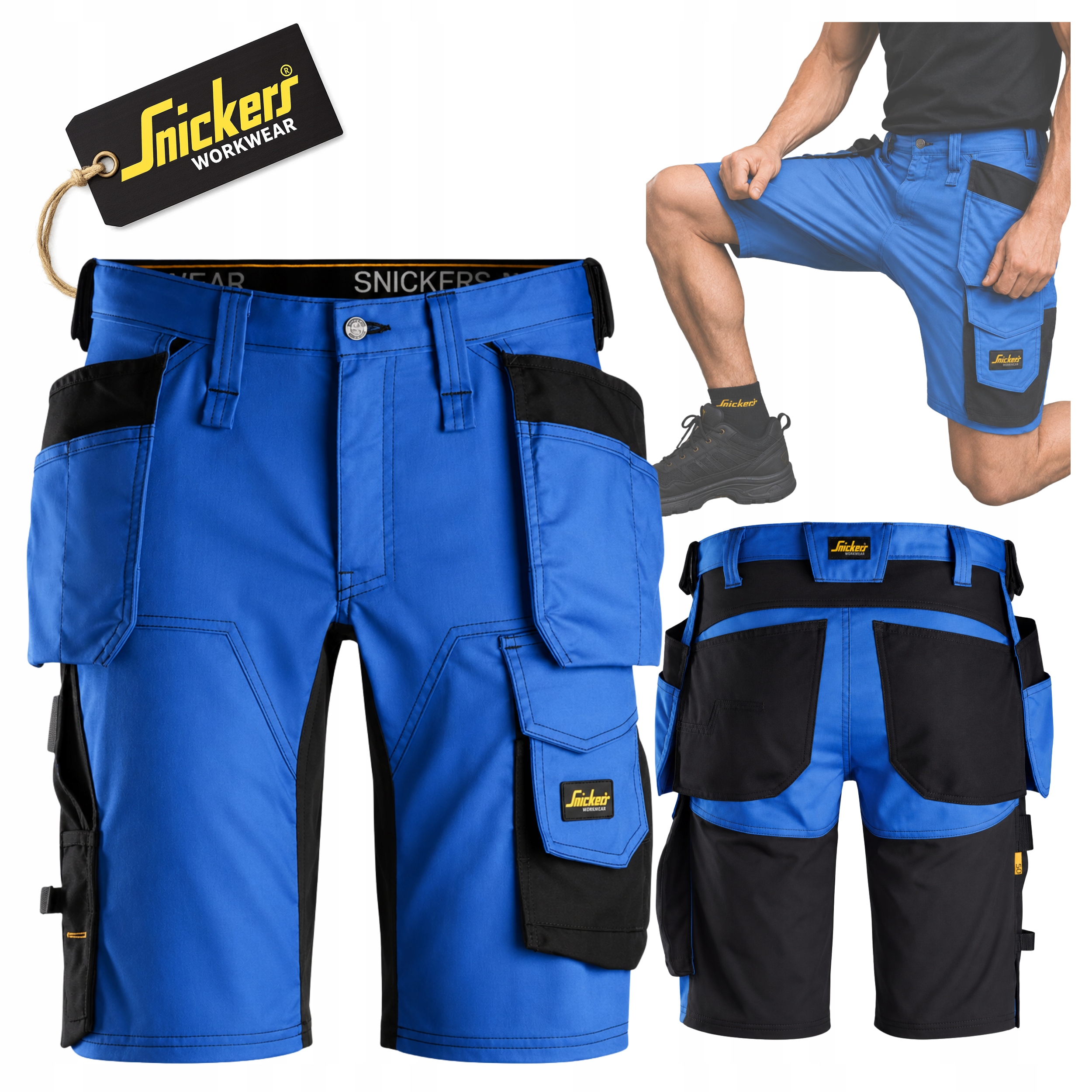 Krátké Kraťasy Elastické šortky Snickers Premium Stretch