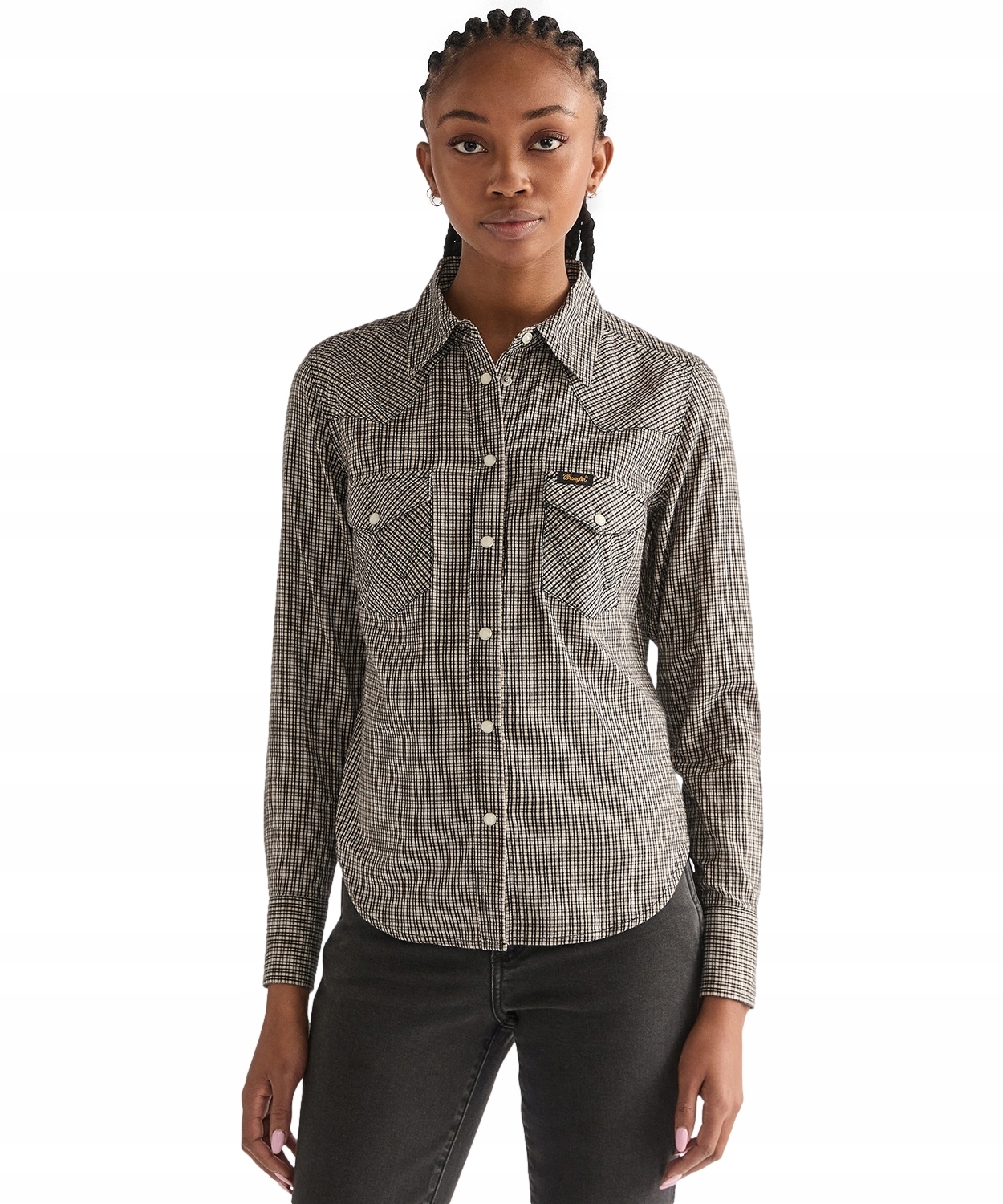 Košile Wrangler Western Shirt 112379004 Black M