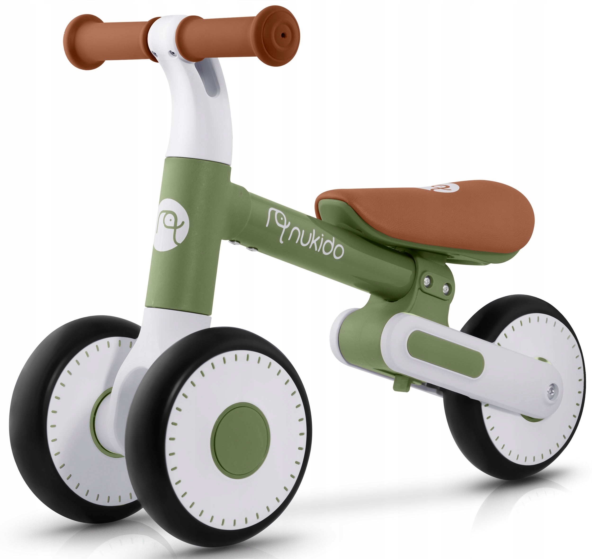 Rower biegowy Nukido NK-603 6" biały, brązowy, czarny, zielony