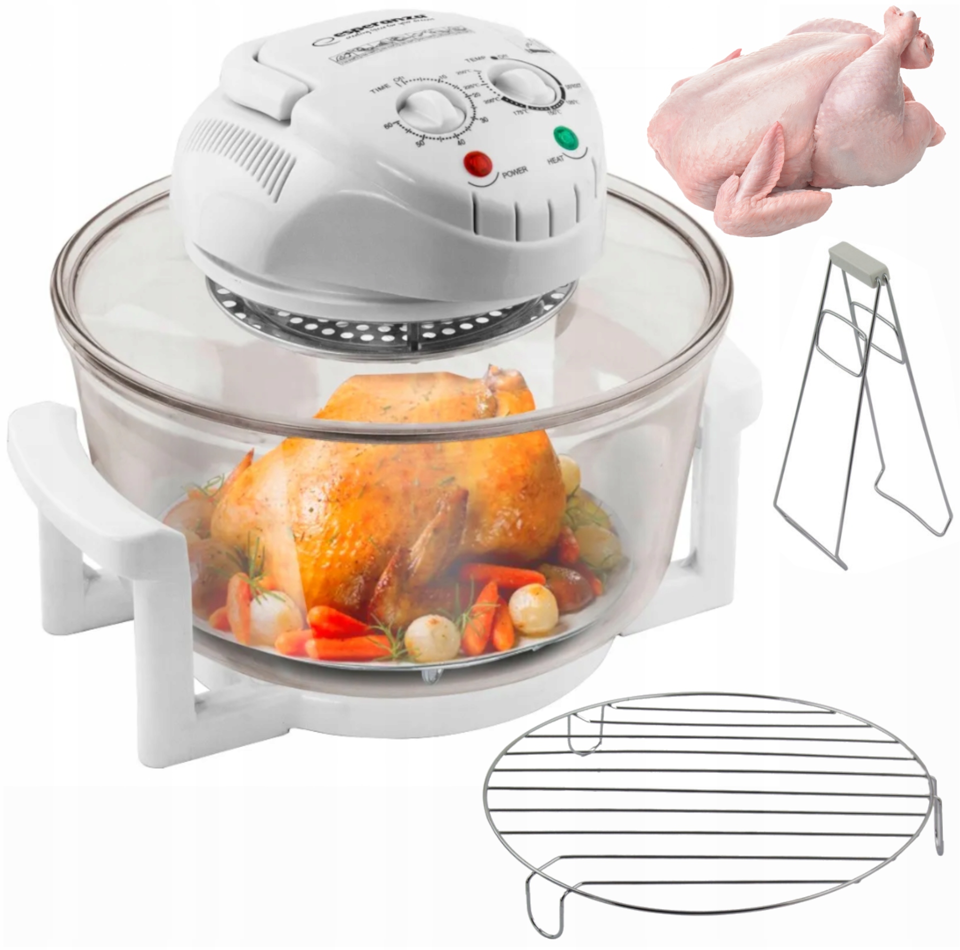 Halogenový Konvektomat Kompletní Sada 18L Nová Verze 2023