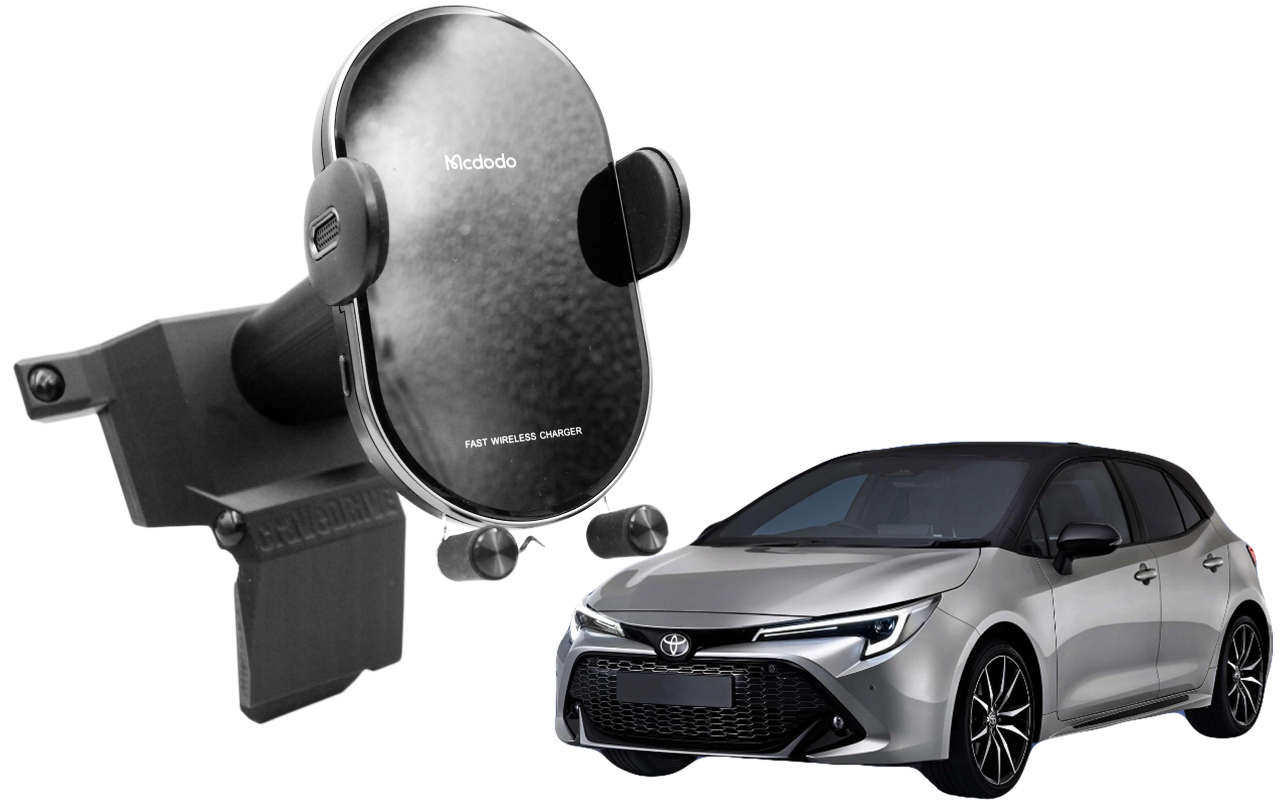 Uchwyt na telefon z ładowaniem Toyota Corolla E21