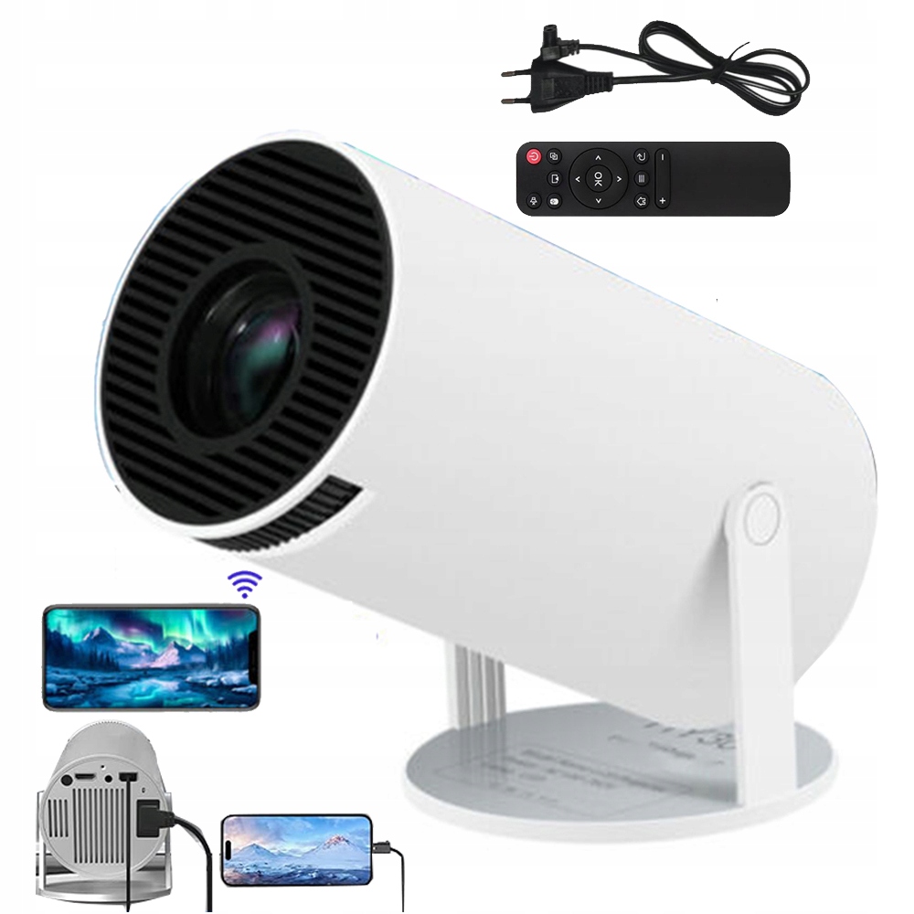 Smart Projektor HY300 720P S Automatickou Korekcí Lichoběžníkového Zkreslení A Dálkovým Ovládáním