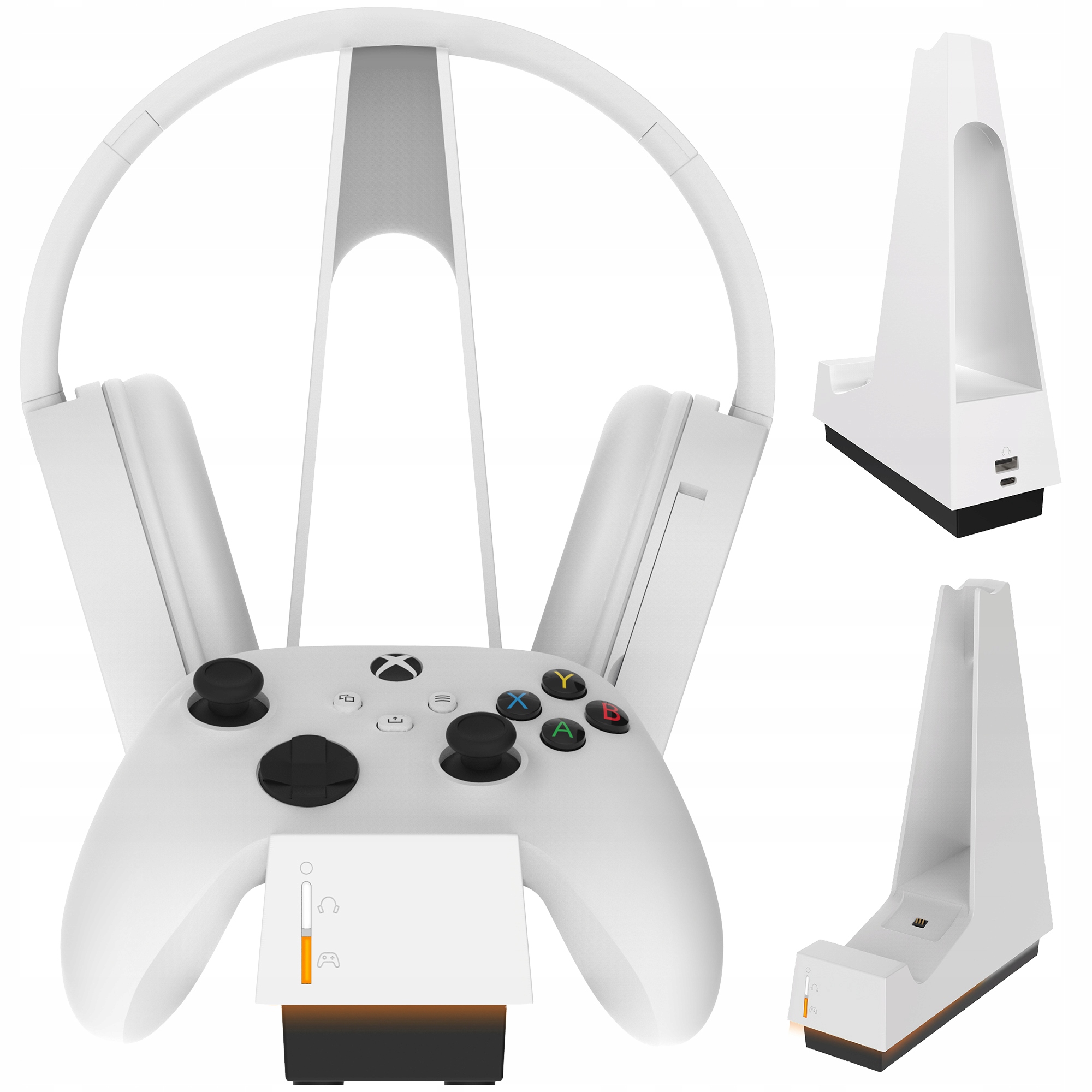 Stacja Do Ładowania Pada Xbox Pojemny Akumulator 1100 mAh Stojak Słuchawki