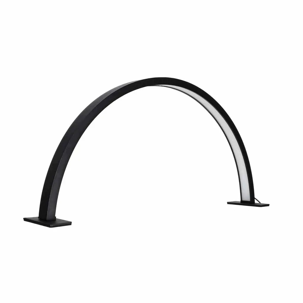 Stolní Led kosmetická lampa bez stínů pro manikúru, oblouková, černá