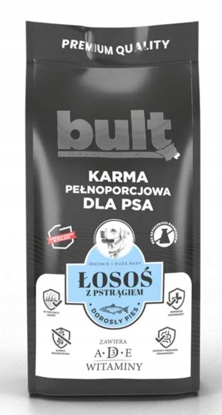 Karma Sucha Bult z łososiem i pstrągiem dla dorosłych psów 3kg