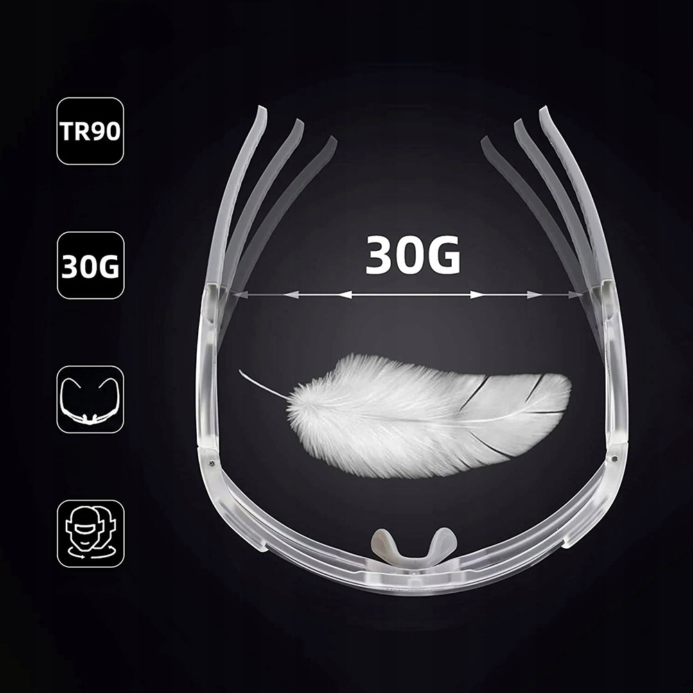 Fotochromatické Cyklistické Brýle S Uv Filtry 400 Bílé