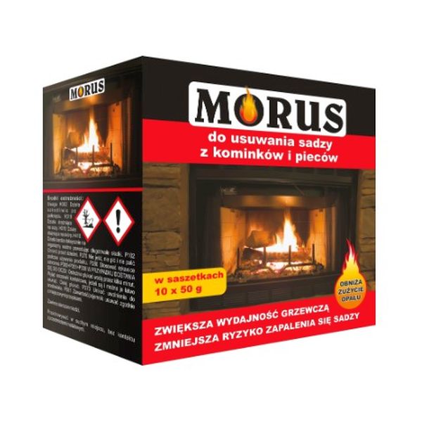 

Bros Morus Proszek do sadzy z kominków i pieców