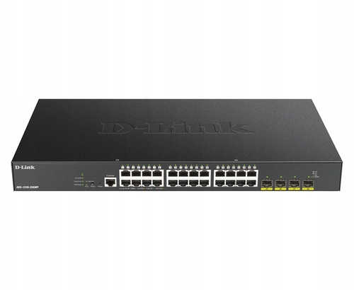 D-Link DGS-1250-28XMP/ E 24-port Gigabit PoE Smart Managed Switch with 4x…