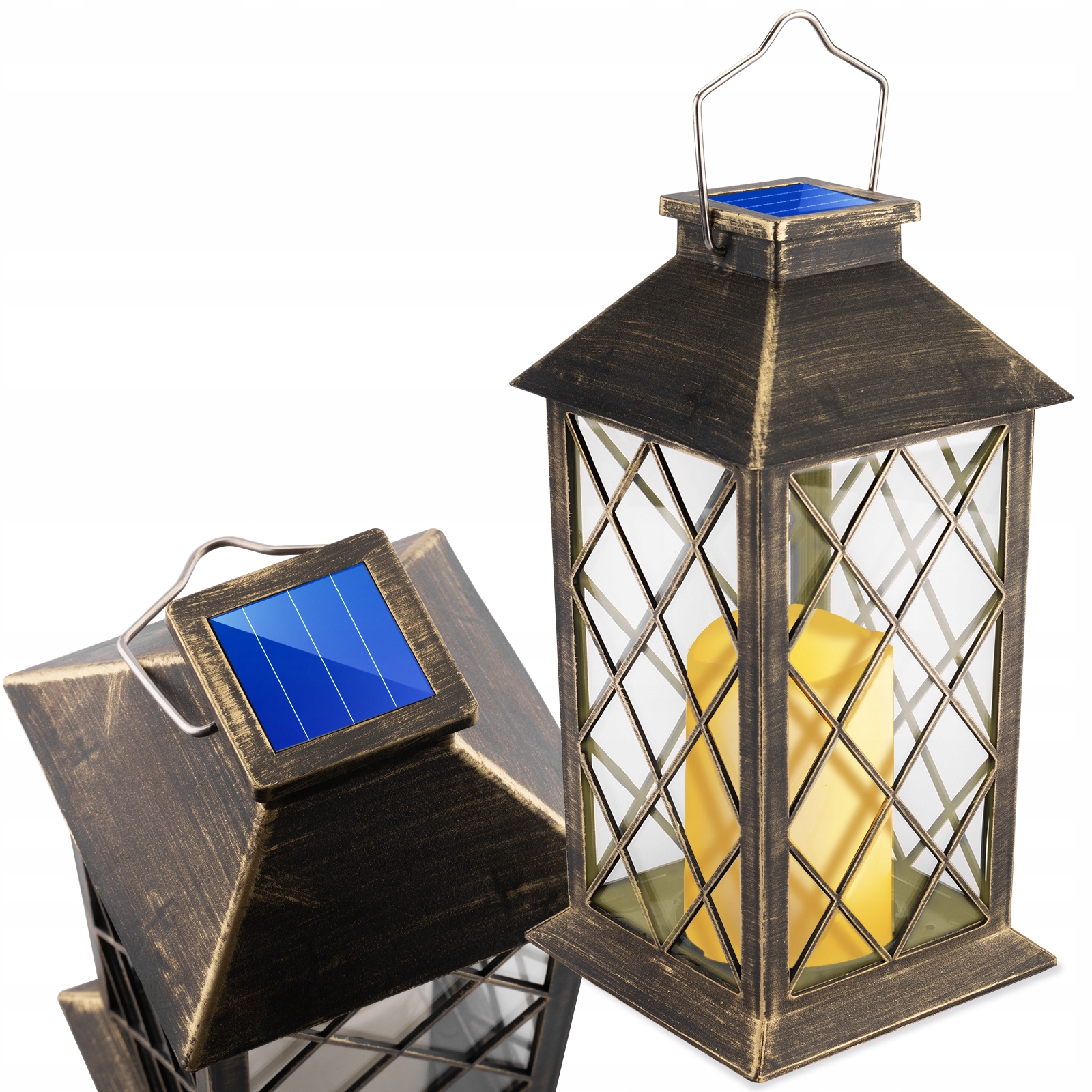 Svetilka Ogrodowa SOLAR LED LAMPION LANTERN 28cm PATY ZNICZ SOLARNY