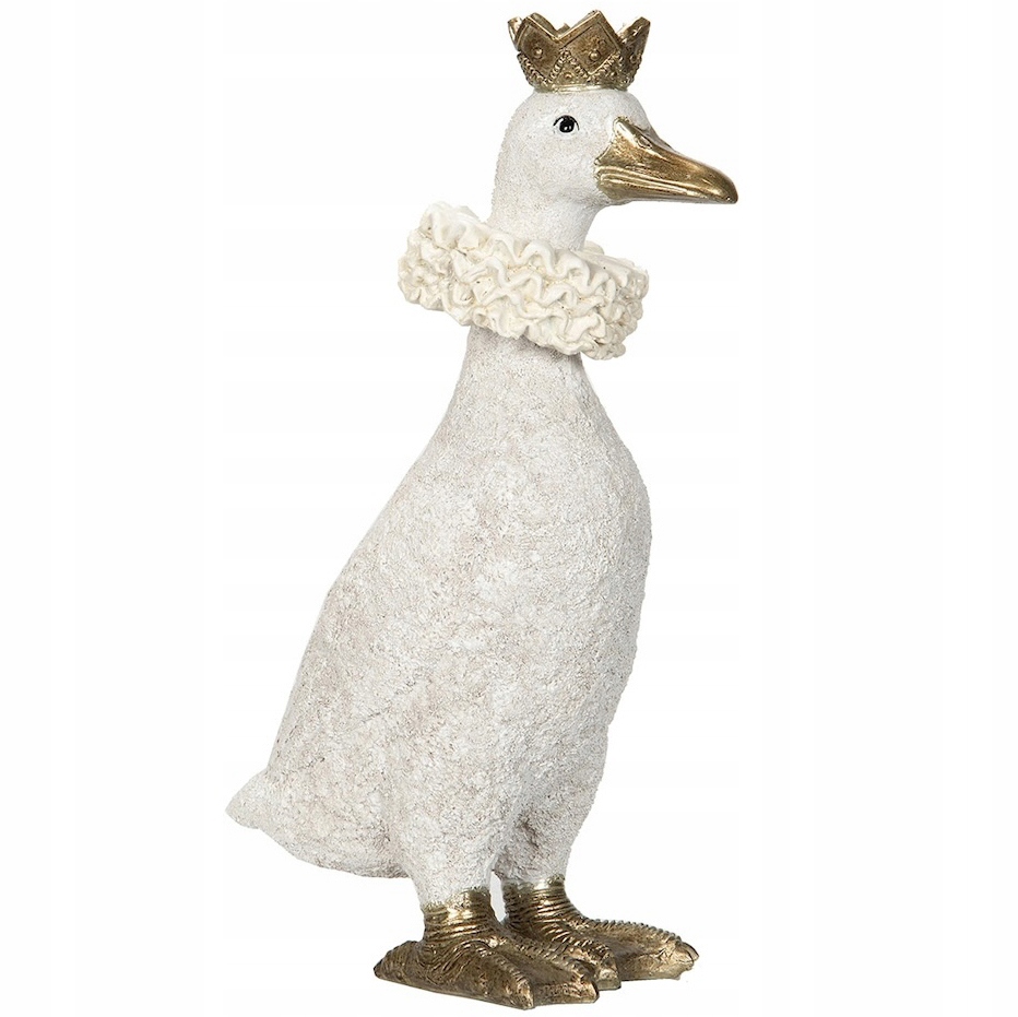 Kachna Figurka Kačer Velikonoční Na Velikonoce Dárek Dekorace Bílá 34 cm