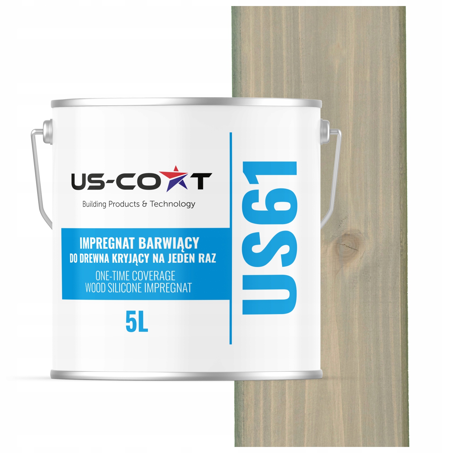 Impregnácia Na Drevo Extra Farba S Chronovými Voskami Naraz Uv Šedá Svetlá 5 L