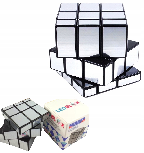 ORYGINALNA zestaw PROFESJONALNA KOSTKA 3x3 MIRROR logiczna trudna LEOBLOX Wiek dziecka 6 lat +