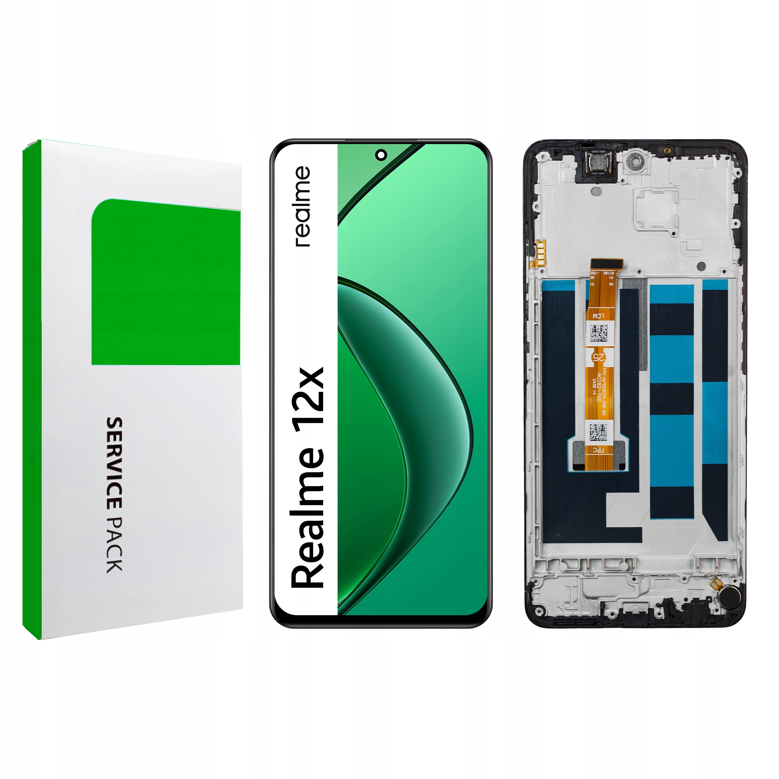 Displej s rámečkem pro Realme 12X Originál Zila Display Panel LCD