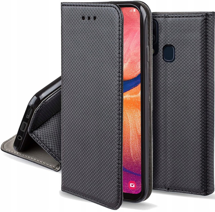 ETUI ZAMYKANE PORTFEL SMART MAGNET do Samsung Galaxy A40 |+ SZKŁO HARTOWANE