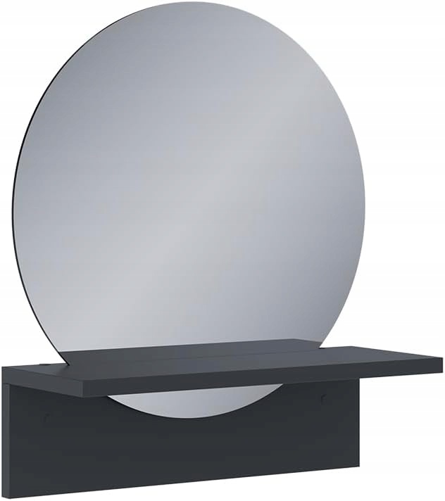 Zrcadlo s poličkou – moderní design 40 cm