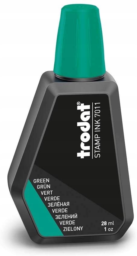 Tusz do stempli Trodat 7011 28ml. ZIELONY