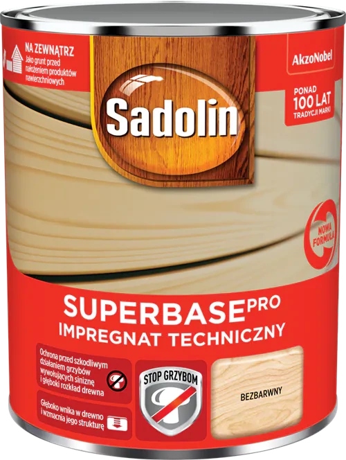 Sadolin Superbase Pro impregnat techniczny do drewna 2,5L